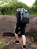 Solar power generation mountaineering backpack. 60L,30W,5V/3A,9V/2A,12V/1.5A, QC2.0/QC3.0 fast charging, 5000 mAh energy storage, YKK zipper, high-end