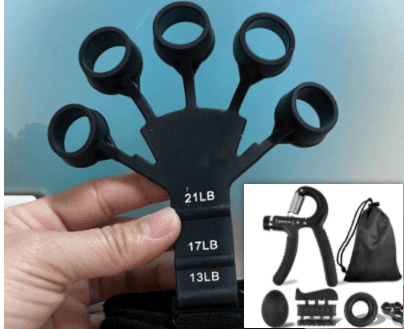 Silicone Grip Device Stretcher Finger Gripper Strength Trainer Strengthen Rehabilitation Training Silicone Grip Device Stretcher Finger Gripper Strength Trainer Strengthen Rehabilitation Training