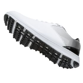 Waterproof Golf Shoes for Men Comfortable Golf Sneakers Outdoor Comfortable Walking Shoes Anti Slip Athletic Sneakers Male (Color: Hei, size: 8)