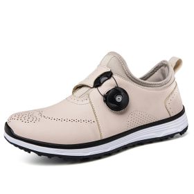 Waterproof Golf Shoes for Men Professional Golf Sneakers Men Comfortable Walking Shoes Men Luxury Athletic Sneakers (Color: Xing, size: 44)
