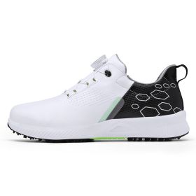 Waterproof Golf Shoes Men Professional Golf Wears for Men Big Size 36-47 Walking Shoes for Men Luxury Athletic Sneakers (Color: Hei, size: 42)