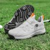 New Waterproof Golf Shoes Men Pressional Golf Sneakers for Men Spikes Golfers Walking Shoes Anti Slip Walking Sneakers